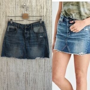 American Eagle outfitters Distressed Fringe Skirt | SIZE 4